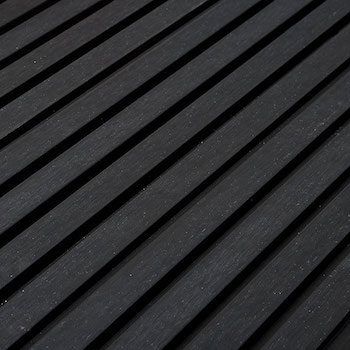 Фасадная (стеновая) реечная панель CM WALL, 219х26мм, Цвет: BLACK WOOD (Черное дерево)